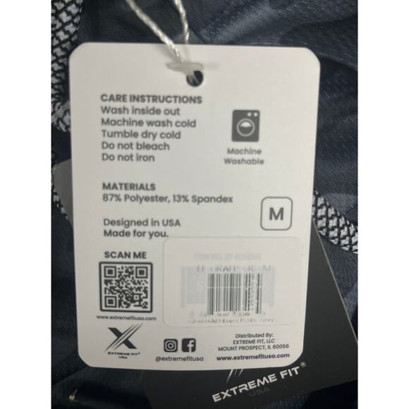 Extreme Fit Men's XTF Liner Shorts For Running & Performance Gray Camo M - Picture 12 of 12